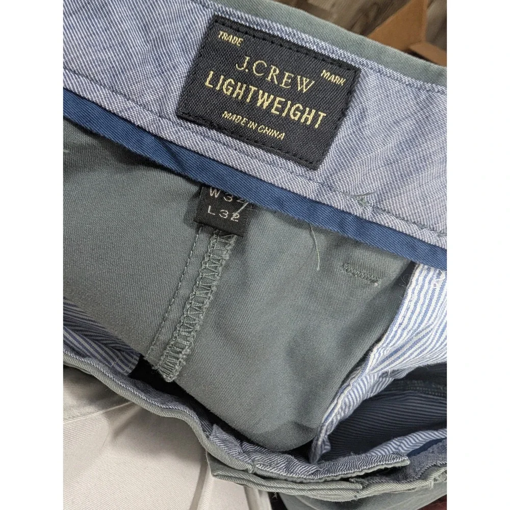 J. Crew Men's Urban Slim Lightweight Chino Pants,‎ Gray, 32x32, Business Casual